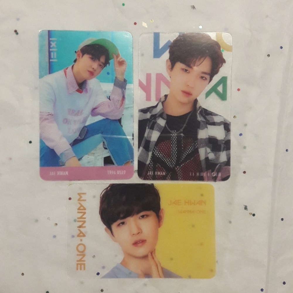 Wanna One Kpop JaeHwan Transparent Photo cards